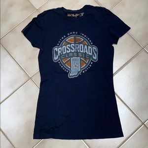 Crossroads classic navy t-shirt